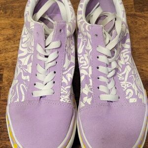 Vans Old Skool Stacked Wavy Days Platform Shoes Purple  5.0 Men / 6.5  Women